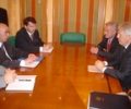 Kryetari i Kuvendit të Kosovës, Kolë Berisha,  ka pritur zëvendësin e ri të PSSP-së, Steve Schook