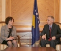 Kryeparlamentari Krasniqi priti presidenten e Projektit për Marrëdhënie Etnike, znj.Livia Plaks