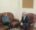 Kryetari i Komisionit për Punë të Jashtme, Sabri Hamiti,  priti ambasadoren franceze në Prishtinë, Delphine Borione 
