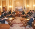 Kryekuvendari, dr. Jakup Krasniqi,  priti ministrin Punëve të Jashtme të Maqedonisë, z. Antonio Miloovski 