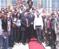 Kryekuvendari Krasniqi mbajti ligjëratë në Universitetin Pjetër Budi