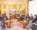 Kryekuvendari Krasniqi u takua me nj&euml; delegacion me an&euml;tar&euml; nga  pes&euml;  shtete t&euml; BE-s&euml; , t&euml; cilat  nuk e kan&euml; njohur Kosov&euml;n