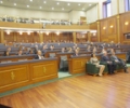 Nga mbledhja solemne e Parlamentit t&euml; Republik&euml;s s&euml; Kosov&euml;s, me rastin e vizit&euml;s s&euml; kryeparlamentarit kroat, Bebiq