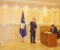 Kryeparlamentari Krasniqi priti kryetarin e Parlamentit t&euml; Hungaris&euml;, L&aacute;szl&oacute; K&Ouml;V&Eacute;R 