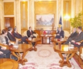Kryekuvendari Krasniqi priti ministrin e Kultur&euml;s s&euml; Shqip&euml;ris&euml;, z. Aldo Bum&ccedil;i