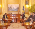 Kryekuvendari Krasniqi priti z. Fleckenstein dhe znj.Fajon