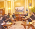 Kryeparlamentari Krasniqi priti nj&euml; delegacion t&euml; Kuvendit Komb&euml;tar Hungarez 