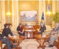 Kryekuvendari Krasniqi priti p&euml;rfaq&euml;suesen e UNDP-s&euml; p&euml;r Kroaci, znj. Louisa Vinton 