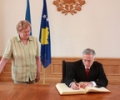 Kryeparlamentari Krasniqi u takua me kryetaren e Kuvendit t&euml; Estonis&euml;, znj. Ene Ergma