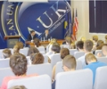 Kryekuvendari Krasniqi mbajti ligj&euml;rat&euml; n&euml; Universitetin Amerikan AUK