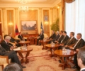 Kryeparlamentari Krasniqi  priti presidentin e Shqip&euml;ris&euml;, Bujar Nishani