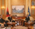 Kryeparlamentari Krasniqi  priti presidentin e Shqip&euml;ris&euml;, Bujar Nishani