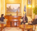 Kryekuvendari Krasniqi priti shefen e Zyr&euml;s Administrative n&euml; veri t&euml; Mitrovic&euml;s, znj. Adriana Hoxhiq 