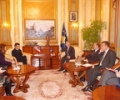 Kryeparlamentari Krasniqi priti n&euml; takim lamtumir&euml;s ambasadorin  francez,  Fitou