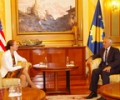 Kryeparlamentari Krasniqi priti sot z&euml;vend&euml;sshefen e misionit t&euml; Ambasad&euml;s s&euml; SHBA-ve n&euml; Prishtin&euml;, znj. Kelly Degnan
