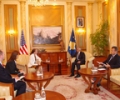 Kryeparlamentari Krasniqi priti sot z&euml;vend&euml;sshefen e misionit t&euml; Ambasad&euml;s s&euml; SHBA-ve n&euml; Prishtin&euml;, znj. Kelly Degnan