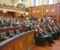 Seanc&euml; solemne e Kuvendit, me rastin e p&euml;rfundimit t&euml; mbik&euml;qyrjes nd&euml;rkomb&euml;tare t&euml; pavar&euml;sis&euml; s&euml; Kosov&euml;s
