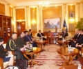 Kryeparlamentari Krasniqi priti ministrin e Mbrojtjes s&euml; Turqis&euml;, z. Ismet Ylmaz 