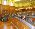 Seanc&euml; solemne e Kuvendit, me rastin e vizit&euml;s s&euml; kryetarit t&euml; Asambles&euml; s&euml; Madhe Komb&euml;tare t&euml; Turqis&euml;, Cemil &Ccedil;i&ccedil;ek
