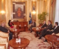 Kryekuvendari Krasniqi priti kryetaren e Partis&euml; Socialdemoktrate , Majlinda Nushi
