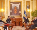 Kryeparlamentari Krasniqi priti nj&euml; delegacion t&euml; shoqat&euml;s Vatra