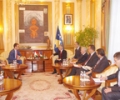 Kryeparlamentari Krasniqi priti ambasadorin e Luksemburgut, jorezident p&euml;r Kosov&euml;, Leon Delvaux