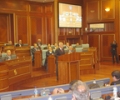 Seanc&euml; solemne e Kuvendit, me rastin e vizit&euml;s s&euml; kryeministrit t&euml; Shqip&euml;ris&euml;, Edi Rama 