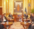 Kryeparlamentari Krasniqi priti shefin e v&euml;zhguesve t&euml; zgjedhjeve n&euml; Kosov&euml;, Roberto Gualtieri 