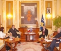 Kryekuvendari Krasniqi priti ambasadorin e ri t&euml; Italis&euml; n&euml; Kosov&euml;, z.Andreas Ferrarese