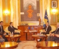 Kryeparlamentari Krasniqi priti p&euml;rfaq&euml;suesin special t&euml; BE-s&euml; n&euml; Kosov&euml;, Samuel Zhbogar 