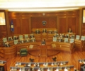 Presidentja e Kosov&euml;s, Atifete Jahjaga, mban fjalimin vjetor para deputet&euml;ve t&euml; Kuvendit t&euml; Republik&euml;s s&euml; Kosov&euml;s