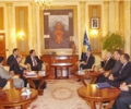 Kryeparlamentari Krasniqi priti shefin e ri t&euml; misionit t&euml; FMN-s&euml; n&euml; Kosov&euml;, Jacques Alain-Miniane