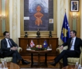 Kryeparlamentari Veseli takoi ambasadorin e ri të Mbretërisë së Bashkuar në Kosovë, Ruari OConnell