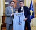 Kryetari Veseli priti drejtuesit dhe lojtarët e Klubit të Basketbollit Sigal Prishtina