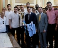 Kryetari Veseli priti drejtuesit dhe lojtarët e Klubit të Basketbollit Sigal Prishtina