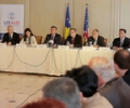Kryetari Veseli mori pjesë dhe mbajti fjalë rasti në tryezën Nxitja e zhvillimit ekonomik: korniza e re ligjore