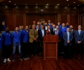 Kryetari Veseli priti skuadrën e basketbollit Sigal Prishtina