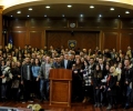 Kryetari Veseli takoi një grup prej 150 studentësh të Universitetit Fehmi Agani 
